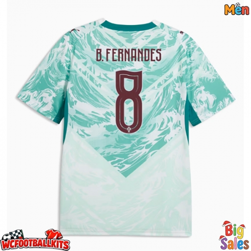 Portugal Bruno Fernandes #8 Replica Away Stadium Shirt World Cup 2026 Short Sleeve